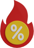 3d Hot Promotion Icon